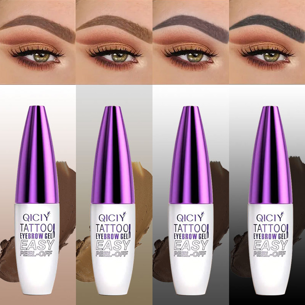 Sobrancelha Cor Gel Realçadores Creme Matiz Semi-Permanente Descascar Maquiagem Beleza