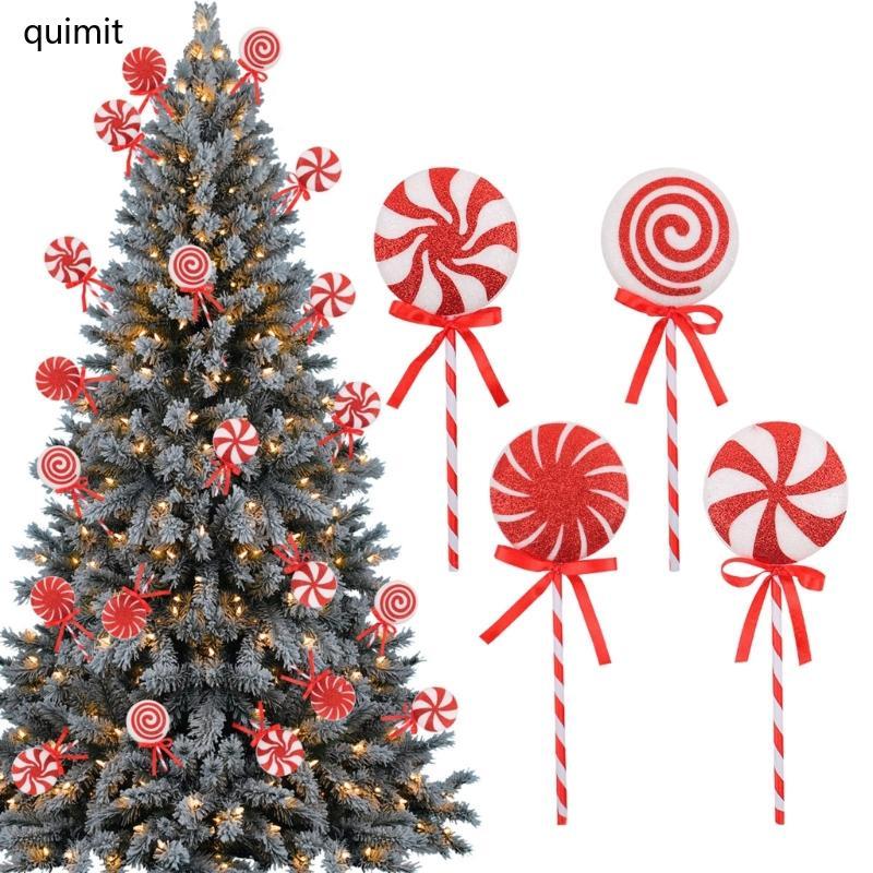 QUIM Decorações De Bastões De Doces De Férias Em Várias Cores Natal Com Destaque Para Exibição Interna E Externa