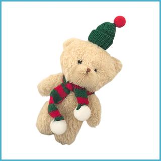 Natal Chaveiro De Pelúcia 4.7 Polegada Realista Macio Bonito Urso Pingente Decoração Para Chaves Do Carro playmy