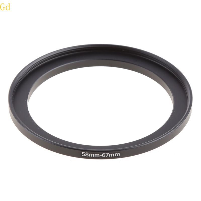 Gd Metal 58mm-67mm Adaptador Anel Lente Filtro Intensificador 58-67 mm 58 A 67 Stepping