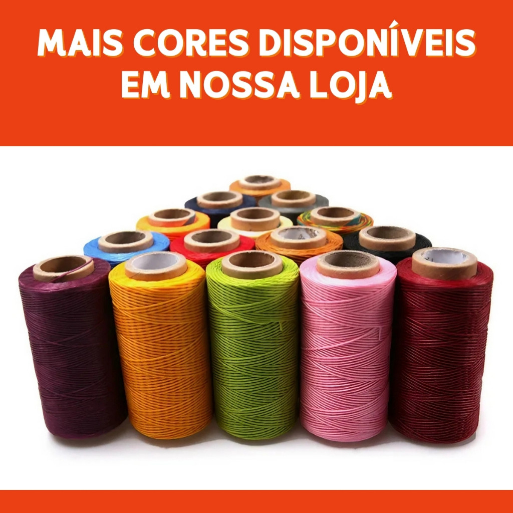 Cordão Encerado 1mm - Fio Cordone - Linha- 100 Metros - CHAI