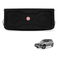 Tampão Porta Malas Bagagito Fiat Uno 1985-2013 Preto Suporte Cordinha Furação Falante