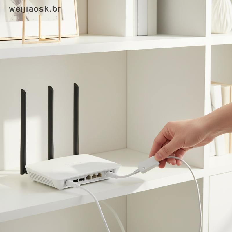 wei Roteador Reinicialização Desligamento Automático 24H Cronometragem 5.5x2.1mm DC 5V-15V Para Operação Em Rede De Escr