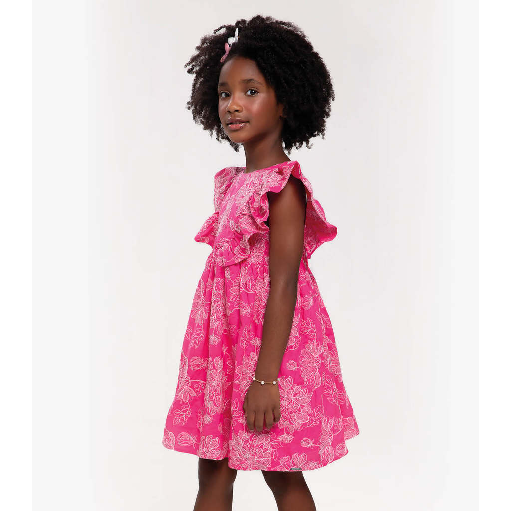 Vestido Infantil Trick Nick Rosa