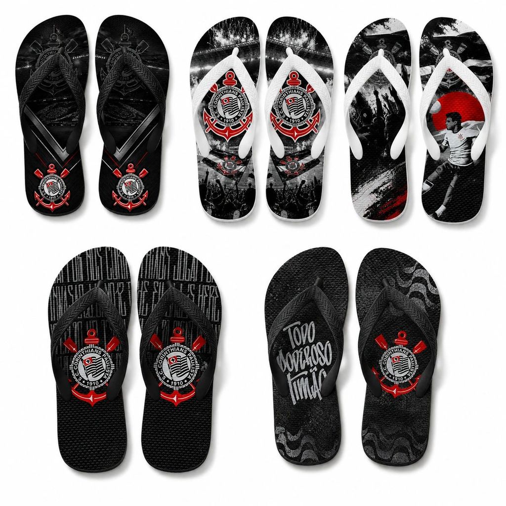 Chinelo Masculino Corinthians