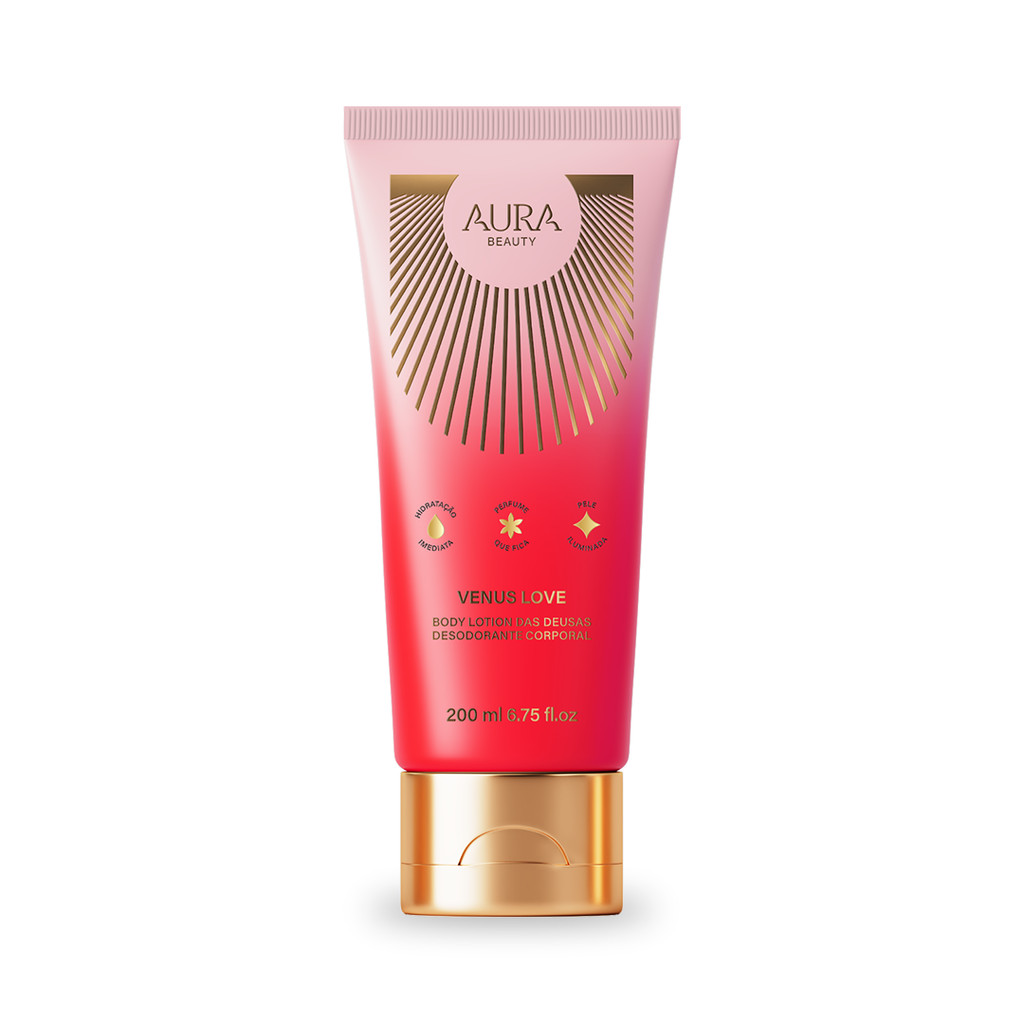 Body Lotion Desodorante Corporal Venus Love 200ml