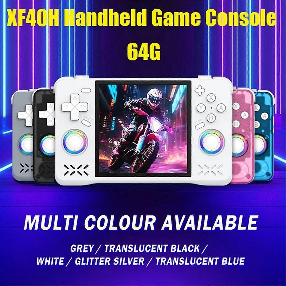 Video Game Retro Console Portátil XF40H 20000 Jogos + Brindes