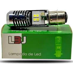 Lâmpada Led Honda Pop/ Bros/ BizM5 9w 8 Leds 1200 Lumens(Branco,Branco-frio,M5)