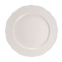Prato Raso Perle em Porcelana Branca 27cm L’Hermitage