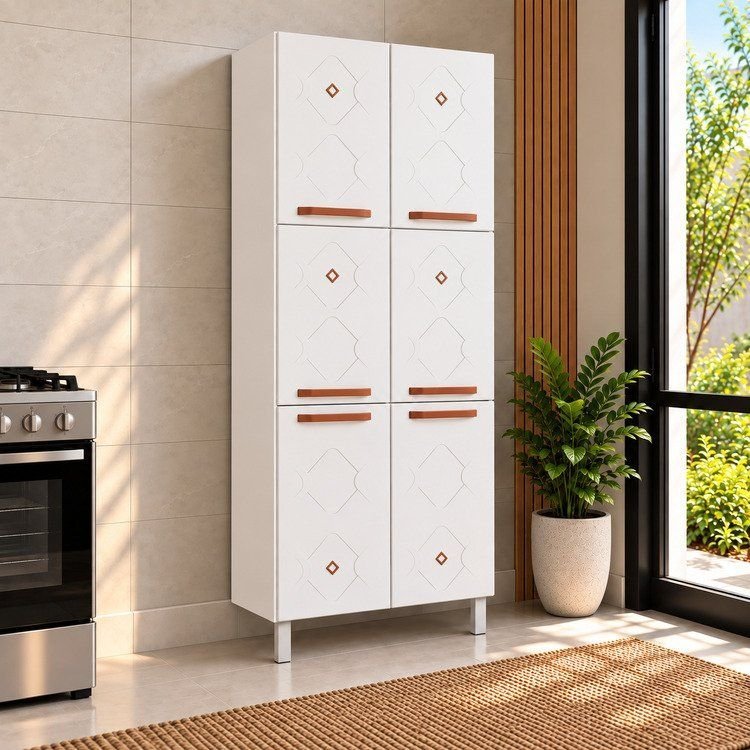 Paneleiro Duplo de Aço Mirage New Topázio Branco