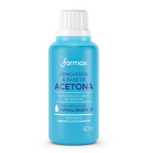 Removedor De Esmalte Solução À Base De Acetona Farmax 100ml