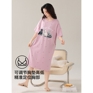 Daphne camisola feminina verão puro algodão estilo fino Homewear verão com almofadas No peito sem sutiã vestido Casual c