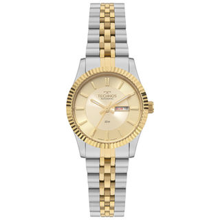 Relógio Technos Automatico Feminino  Riviera Bicolor - 6T51AB/1X