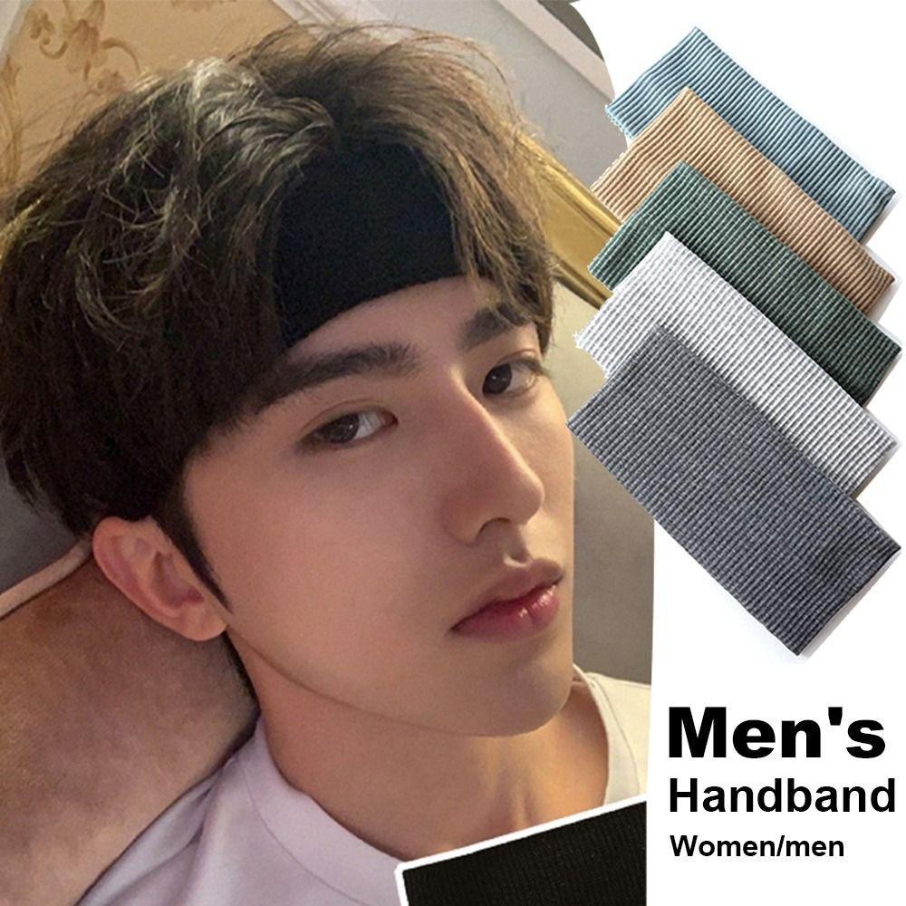 Faixa De Cabeça De Malha Lazer Larga Argola De Cabelo Esportes Correndo Sweatband Rosto Lavagem Faixas Feminino Hairband