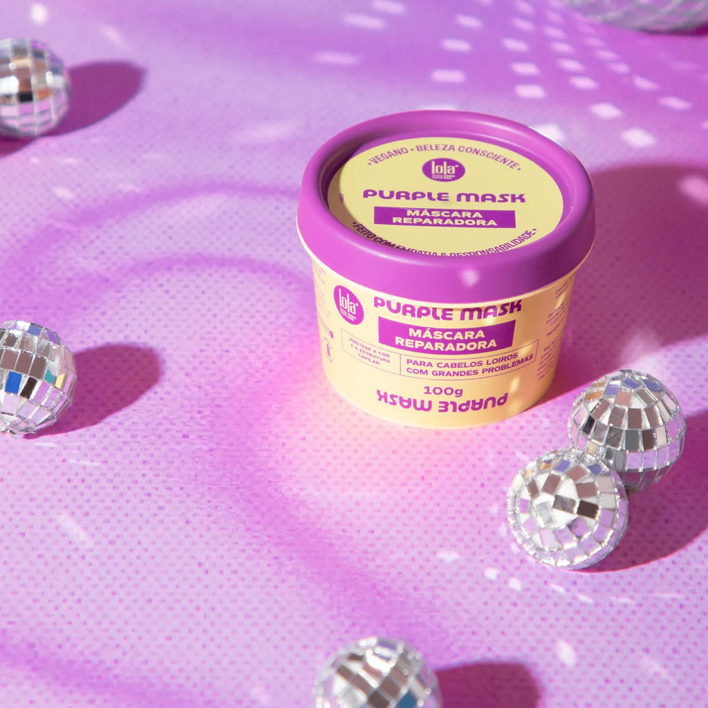 Mascara Reparadora Lola Cosmetics Purple 100g — imagem 2 de 2