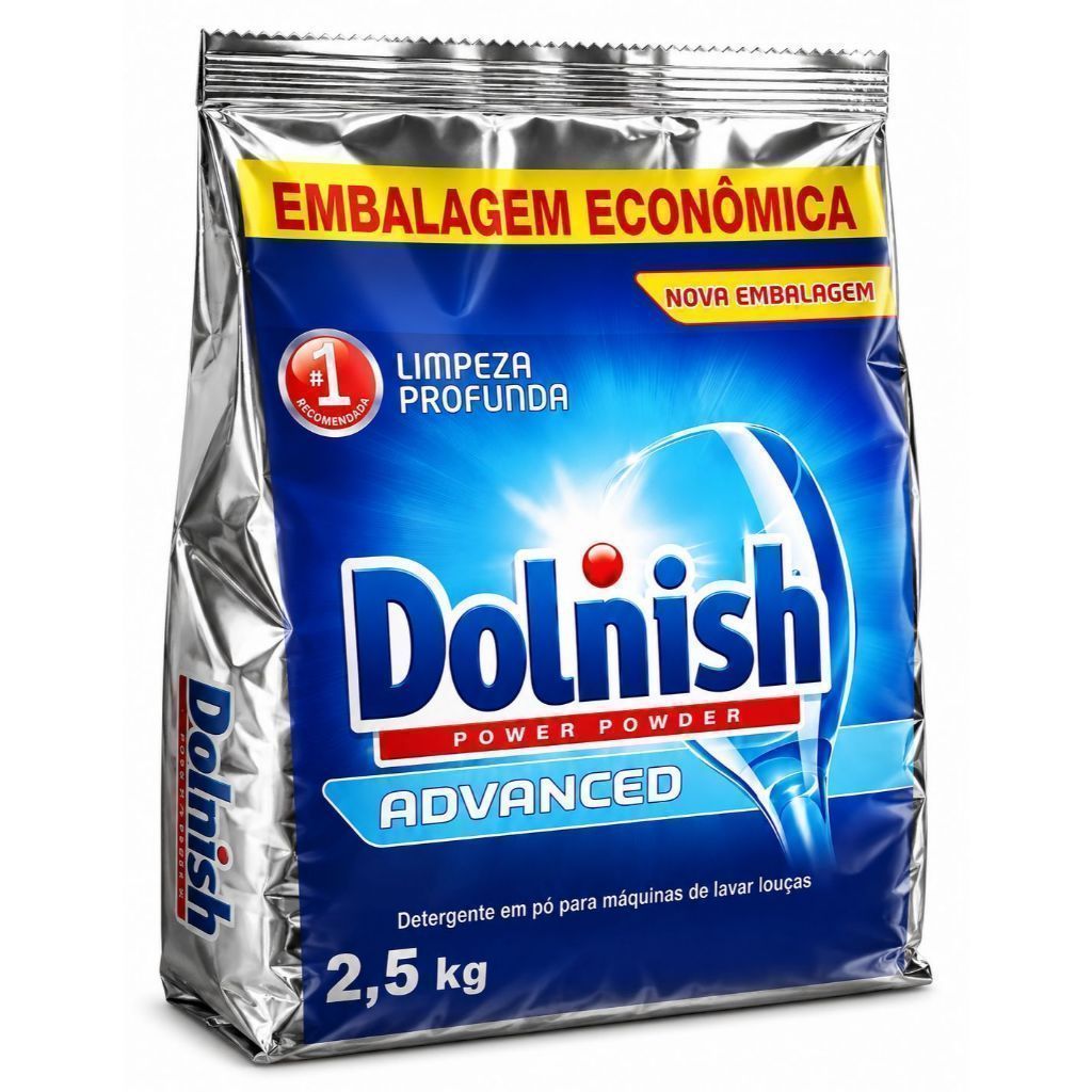 Imagem Detergente para Lava Louças em Pó Advanced 2,5kg Limpeza eficiente
