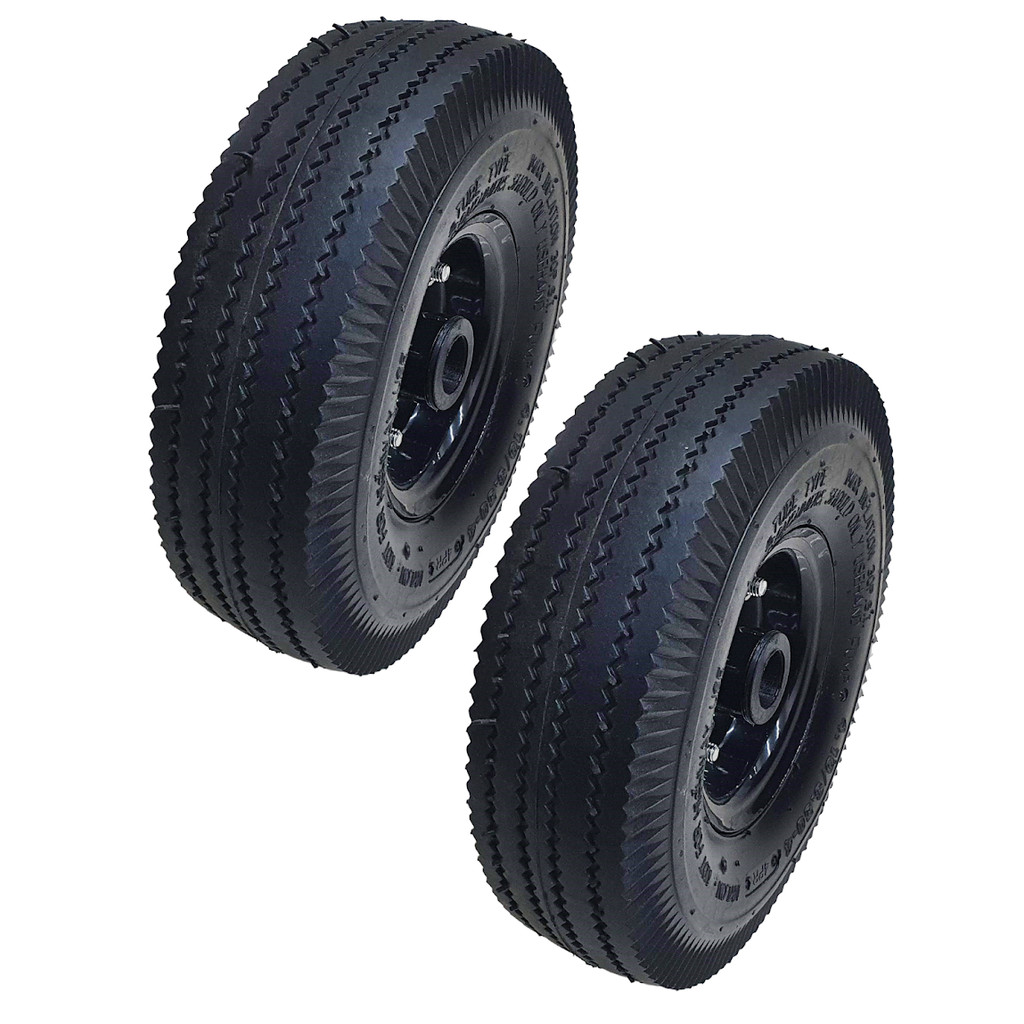 Kit 2 Pneus Roda C/câmara Carrinho De Carga 100kg Aro 3.50-4 em Oferta na Shopee