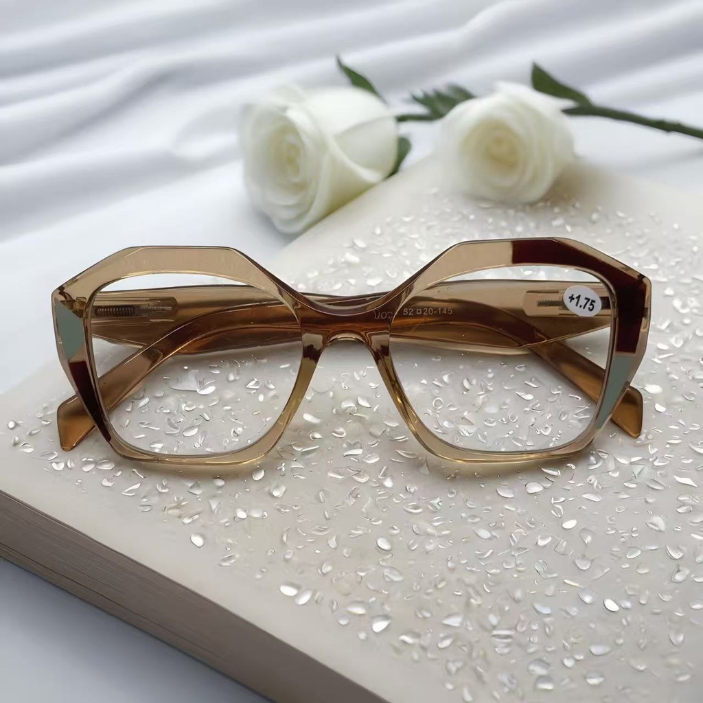 Óculos de Grau Para Leitura Perto +1.00 ao +4.00 Feminino armações de óculos grande em formato de gato da moda em Oferta na Shopee