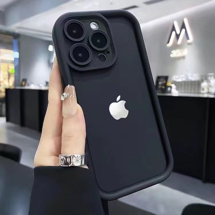 Com Logotipo Capa Para iPhone 17 Ar 16 15 14 Plus 13 12 11 Pro Max XR Caso Silicone Normal em Oferta na Shopee