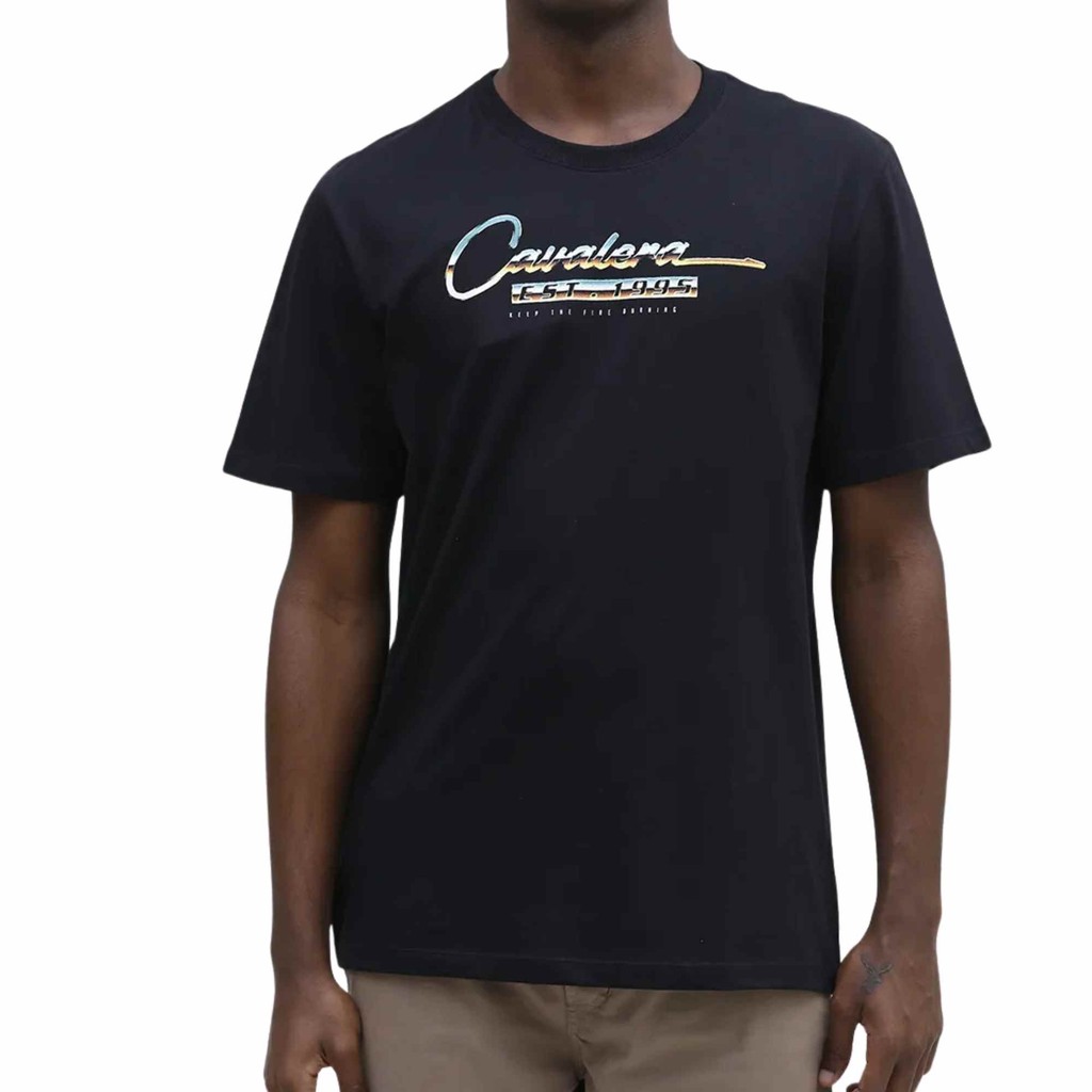 Camiseta Cavalera Comfort Speed Est 1995 Masculina Tamanho G Preta Camiseta Casual Estampada Original