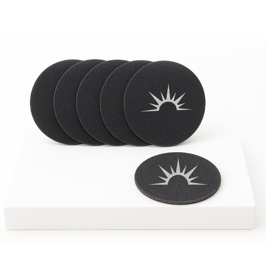 Lixas Redondas para Pedicuro Adesivas Descartáveis para Pedicure Kit
