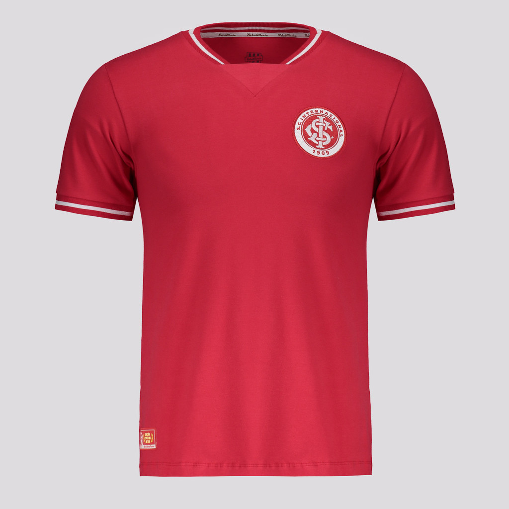 Camisa Internacional Retrô 2011 Vermelha em Oferta na Shopee