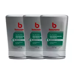 Kit Gel Pós Barba Bozzano Refrescante 3 Unidades