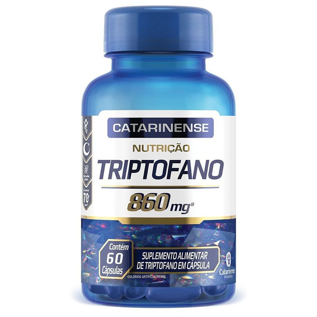 Triptofano - 60 Cápsulas - Catarinense Nutrição em Oferta na Shopee