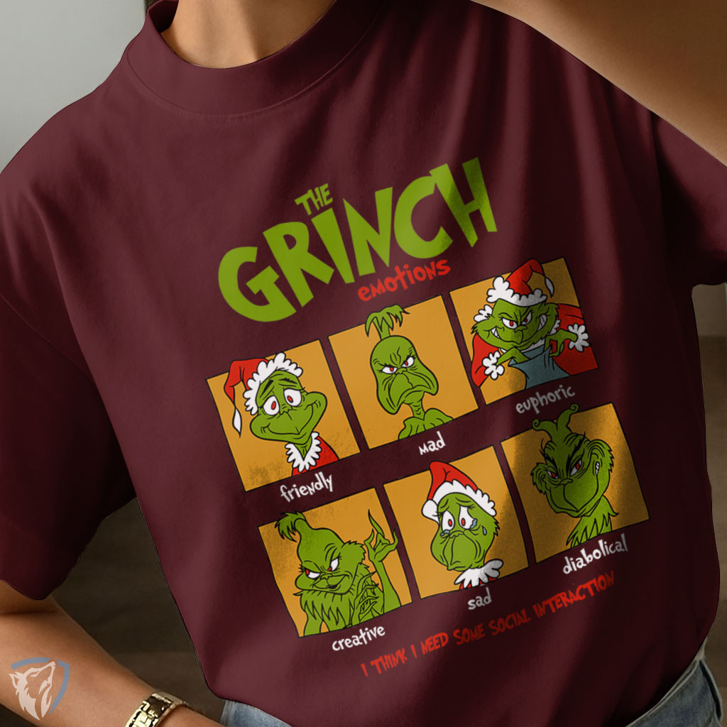 T-Shirt Grinch Natal | Estampa Criativa e Divertida de Personagem Moda Maligu!