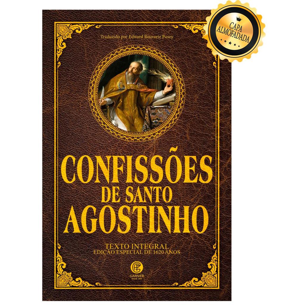 Confissões de Santo Agostinho - Edição de Luxo Almofadada TGS 