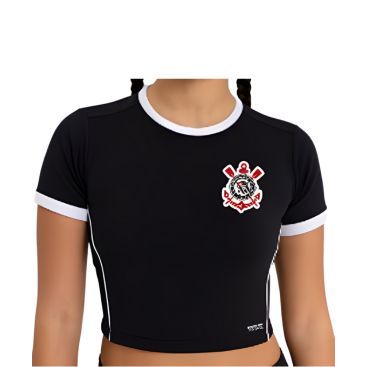 Camisetas Corinthians Feminina Poderoso Timão Baby Look