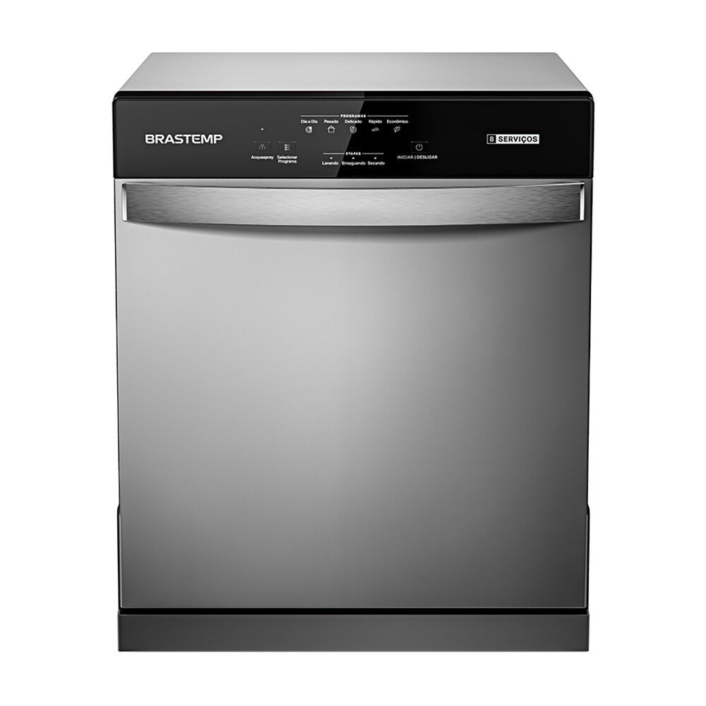Lava-Louças 8 Serviços de Lavagem BLF08BS Brastemp em Oferta na Shopee