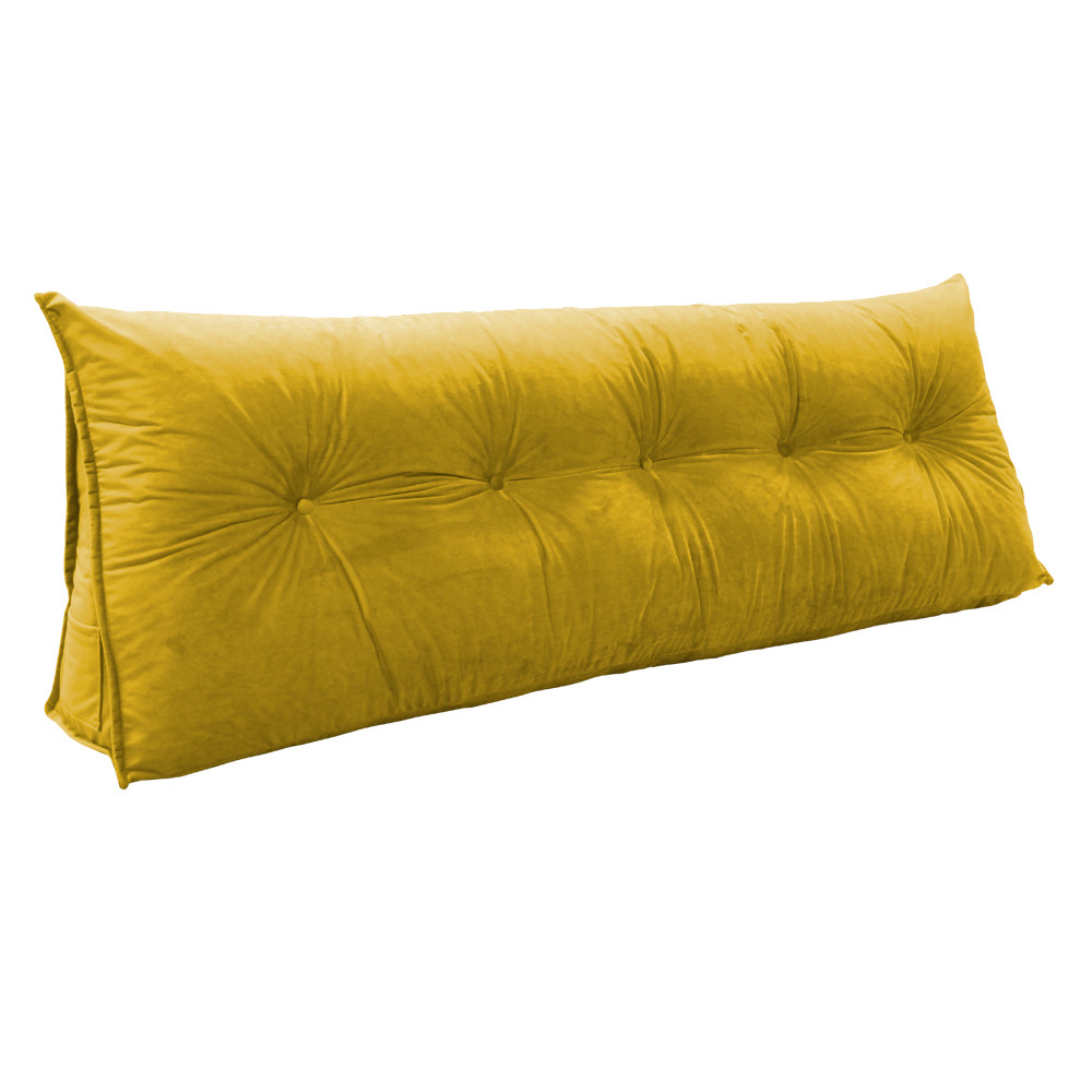 Almofada Apoio Cabeceira Lady Cama Casal Veludo — imagem 2 de 2