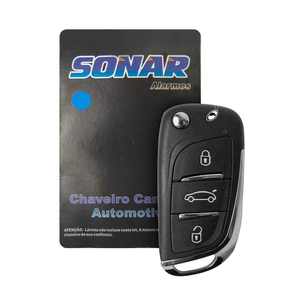 Chave Canivete CT Sonar LED Azul e LED Amarelo