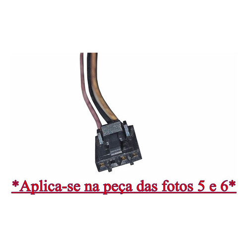 Chicote Plug Da Luz De Teto Com Sensor Alarme Focus 09 A 13 (PARA EMENDA - APLICAÇÃO FOTOS 5 E 6)