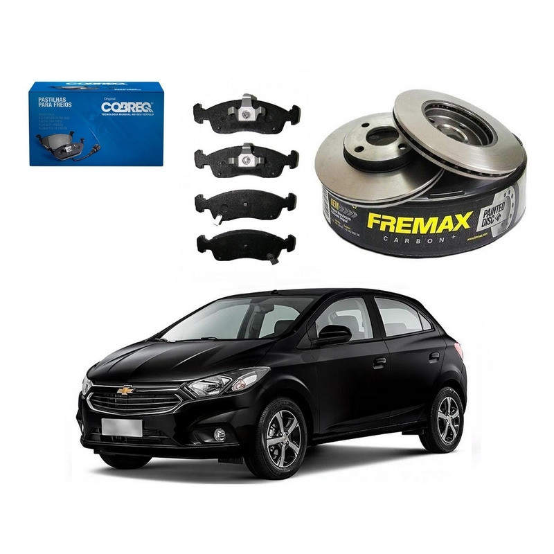 Disco Pastilha Dianteiro Onix 1.0 1.4 2017 A 2019 em Oferta na Shopee