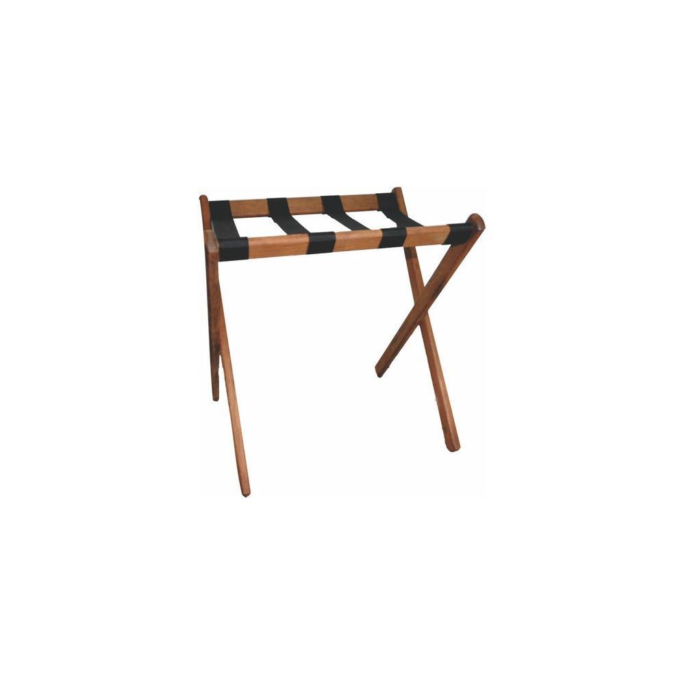 Suporte De Malas Para Hotel Pousada Dobrável Madeira em Oferta na Shopee