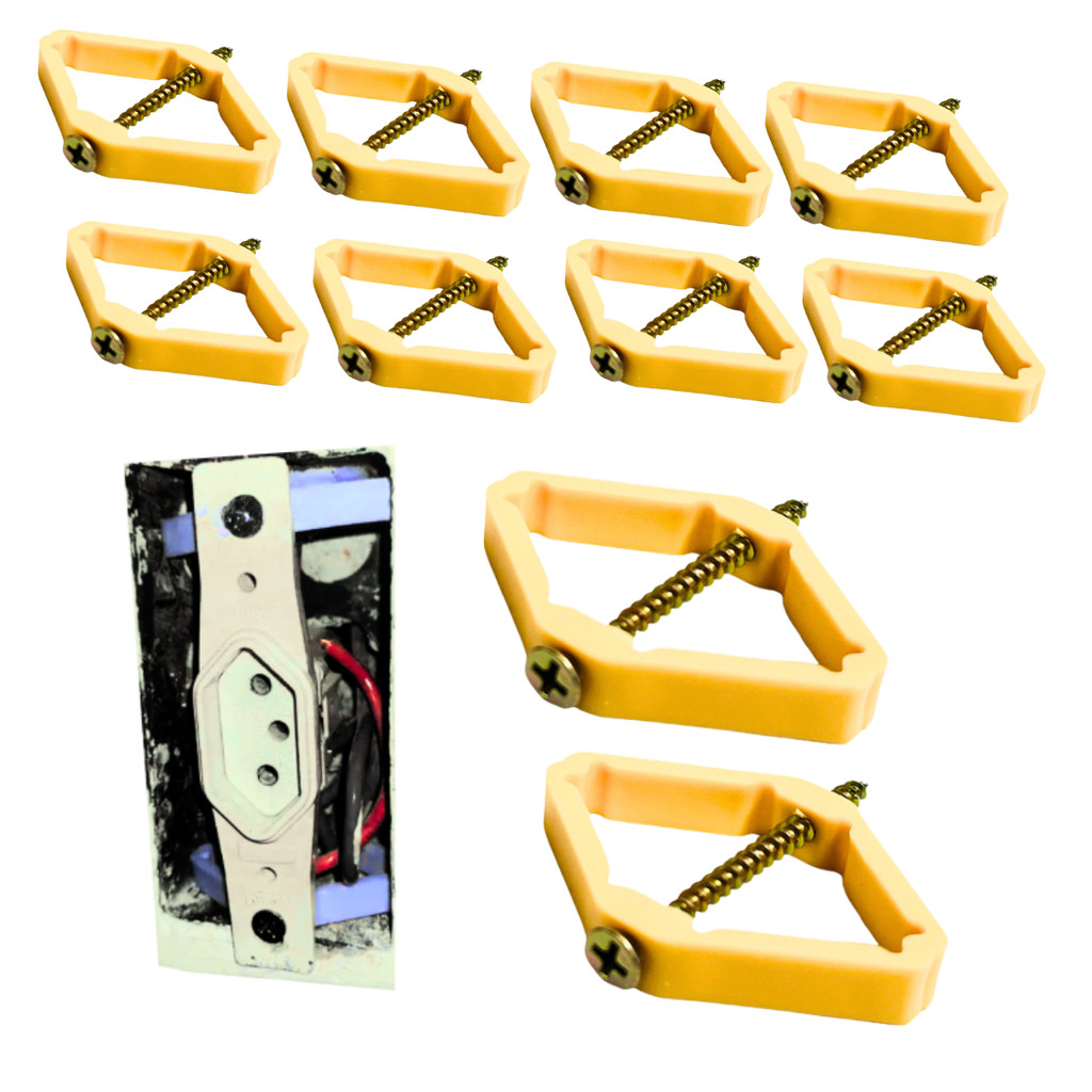 KIT 15 Salva tomada Reparo Caixinha De Luz 4x2 Salva tomada 4x2