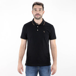 Camiseta Polo Reserva Enxuto Friso Único Preto - Masculino em Oferta na Shopee