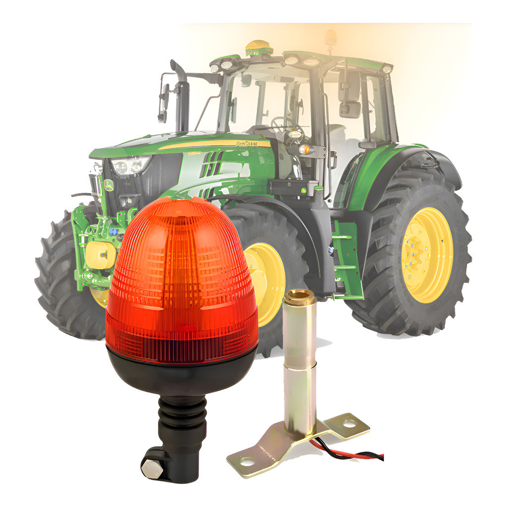 Giroflex Led + Suporte Reto Colheitadeira Trator John Deere Trator 7500 5600 6405 6605 9570 STS 9670 STS 9770 STS