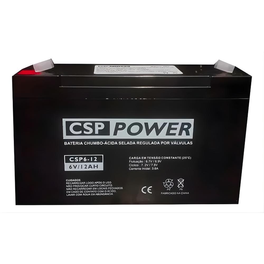 BATERIA SELADA CSP POWER VRLA 6-12 - 6V/12AH