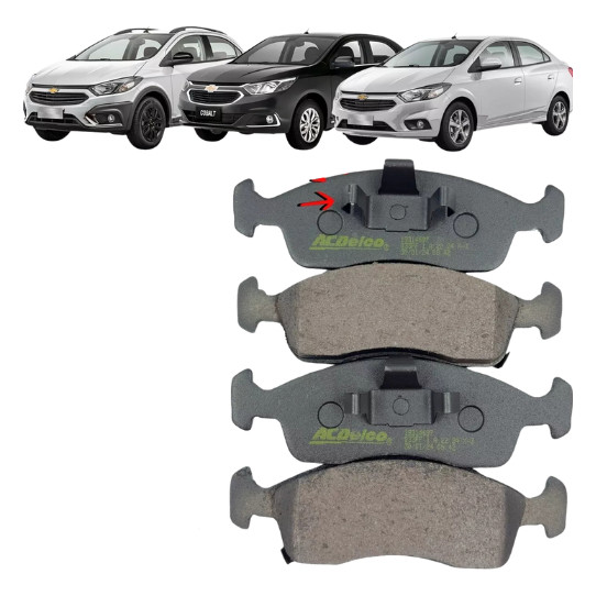 Jogo Pastilhas Freio Dianteiro Original Onix Prisma Cobalt em Oferta na Shopee