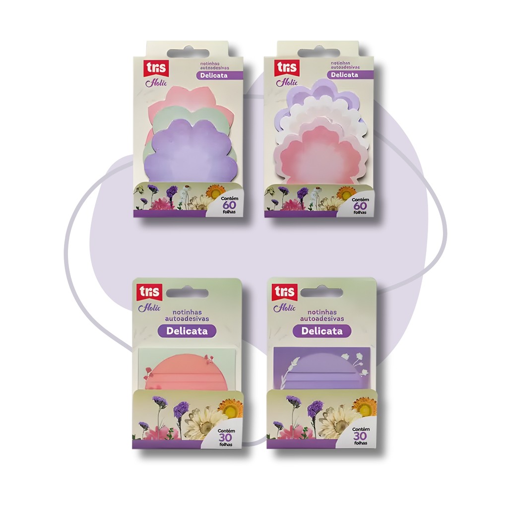 Notas Adesivas Holic Delicata - Tris