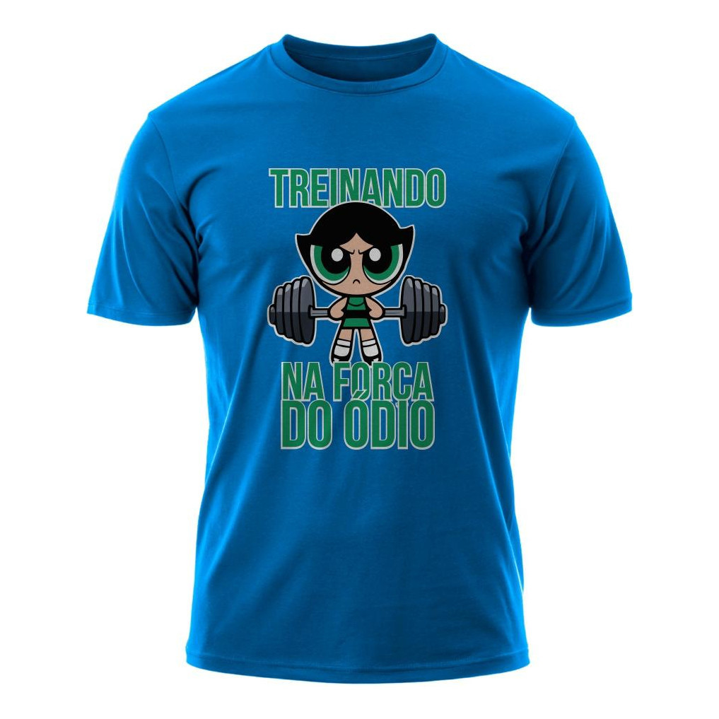 Camiseta Docinho Gym Super Poderosas 100% Algodão Conforto Style