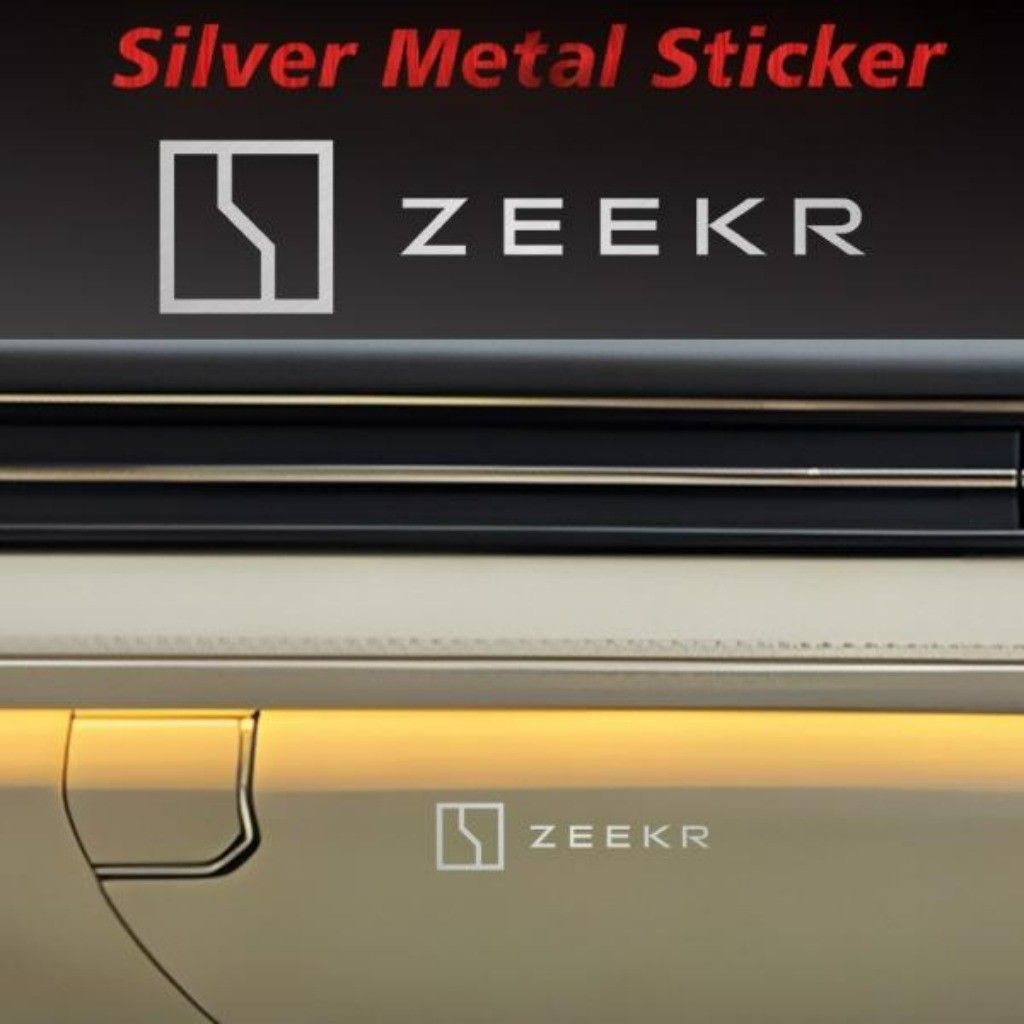 10 Pçs Metal Auto-Adesivo Logotipo Do Carro Emblema Acessórios Interiores Para Zeekr 001 009x007