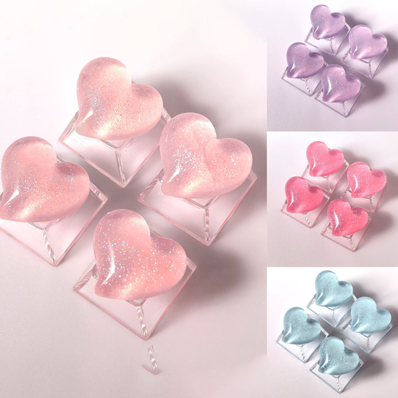 4 Pçs/set R4 Altura Coração Teclado Mecânico Suplemento De Direção Keycaps Nail Art Aumento De Presentes