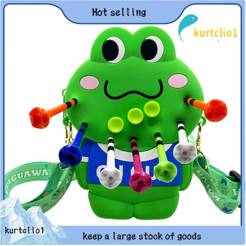 Saco De Acessórios De Golfe De Silicone De Desenho Animado , Inclui Suporte Para Camisetas , Ferramenta Divot E Marcador