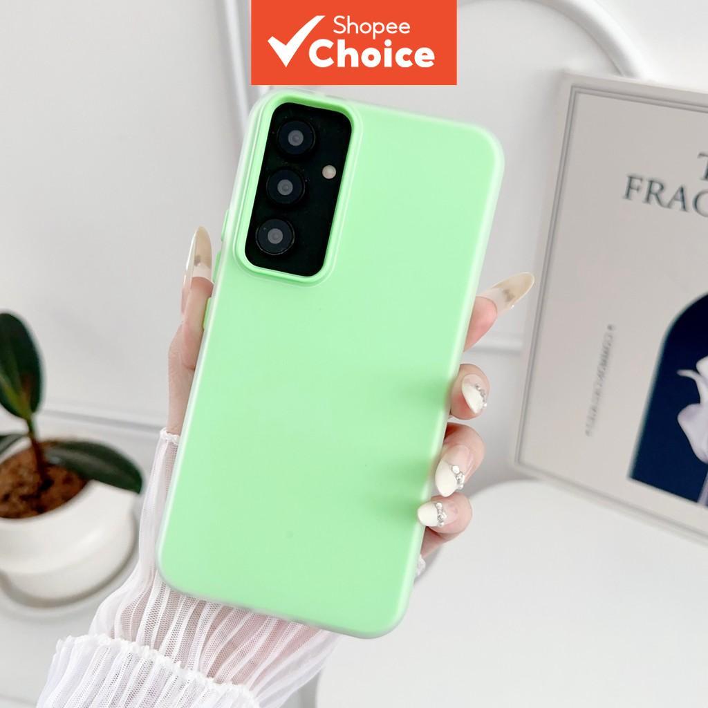  Capa de telefone macia em gelatina fosca Candy Color para Samsung Galaxy A55 A54 A53 A35 A34 A33 A23 A24 A25 A14 A15 5G