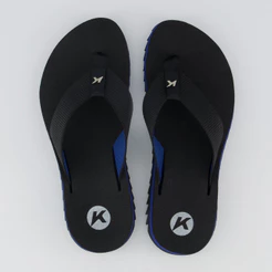 Chinelo Kenner Kyra Pro Feminino Preto e Azul