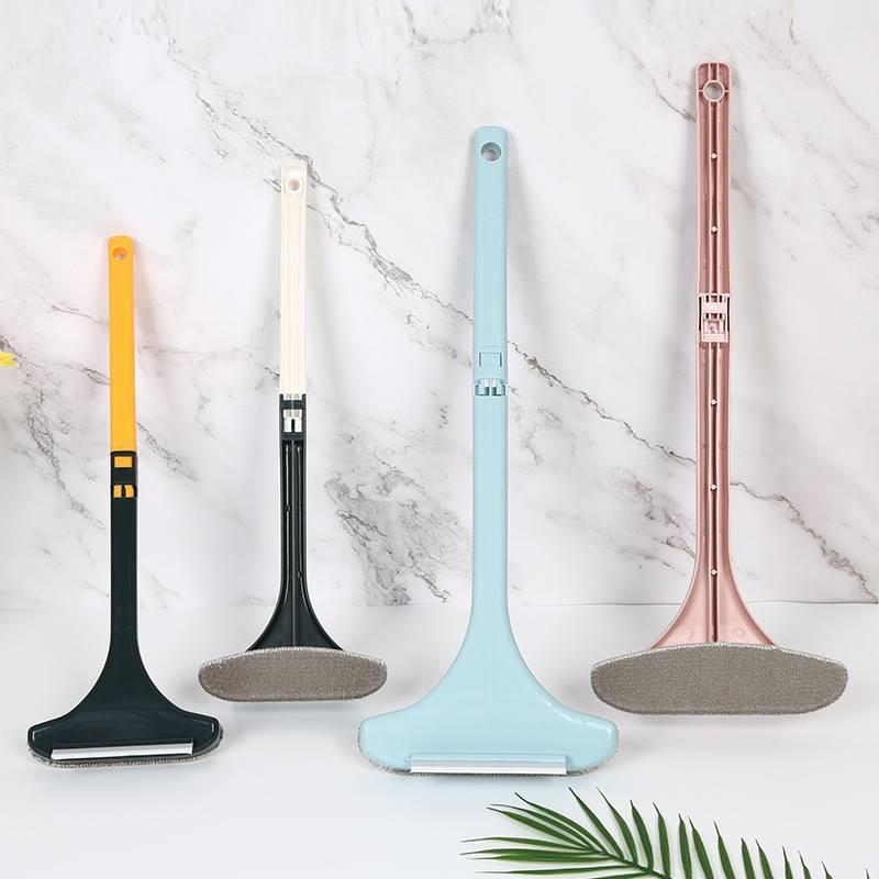 Escova de tela de janela, ferramenta útil de limpeza sem desmontagem, escova de limpeza, limpador de dupla face, raspado